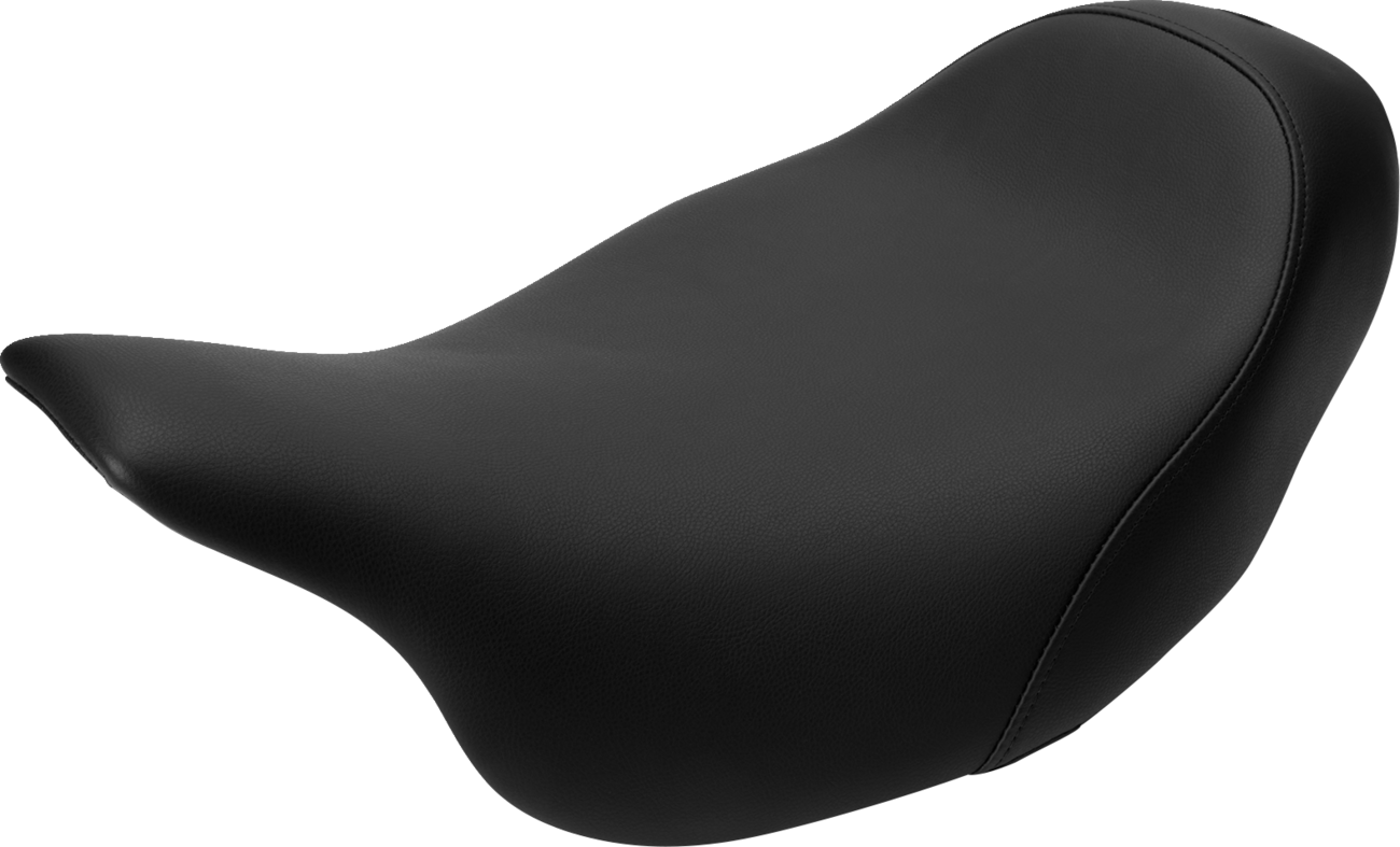 SADDLEMEN S3 Super Slammed Seat - Solo - Black - '08-'24 FLH/FLT