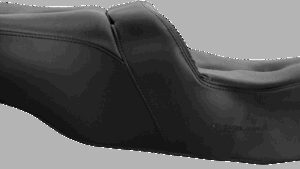 SADDLEMEN Pillow-Top Roadsofa™ Seat - Black - FLH/FLT '99-'07