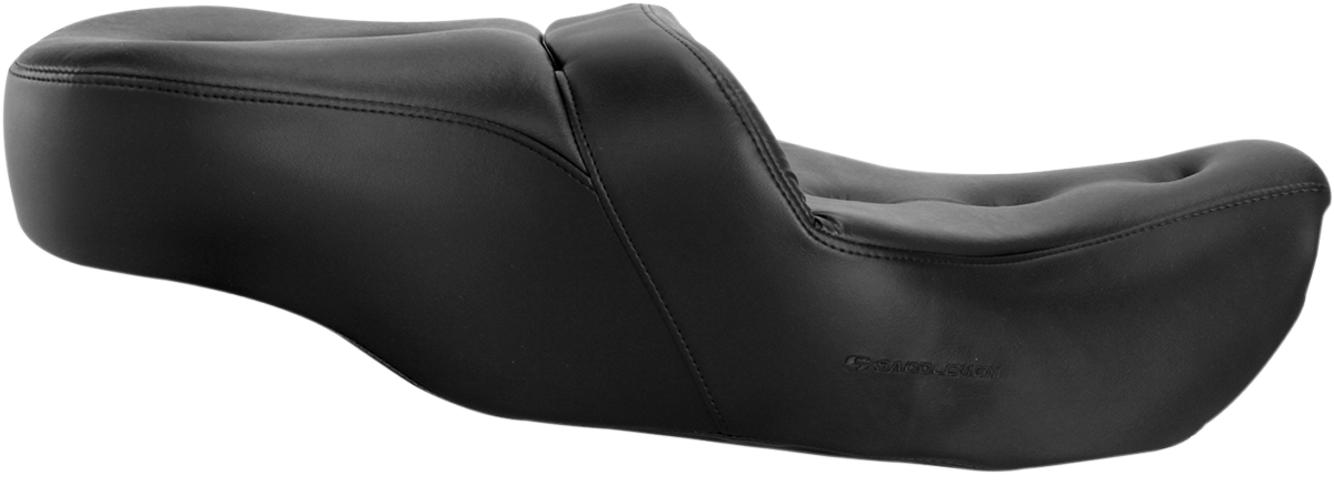 SADDLEMEN Pillow-Top Roadsofa™ Seat - Black - FLH/FLT '99-'07