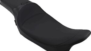DRAG SPECIALTIES SEATS Extended Reach Predator Seat - Mild Stitched - Backrest Recepticle - FL '08-'24