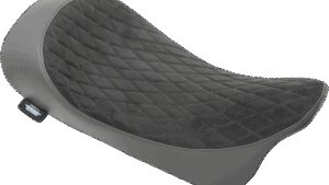 DRAG SPECIALTIES SEATS Solo Seat - Faux Suede - Diamond - FL '08-'23