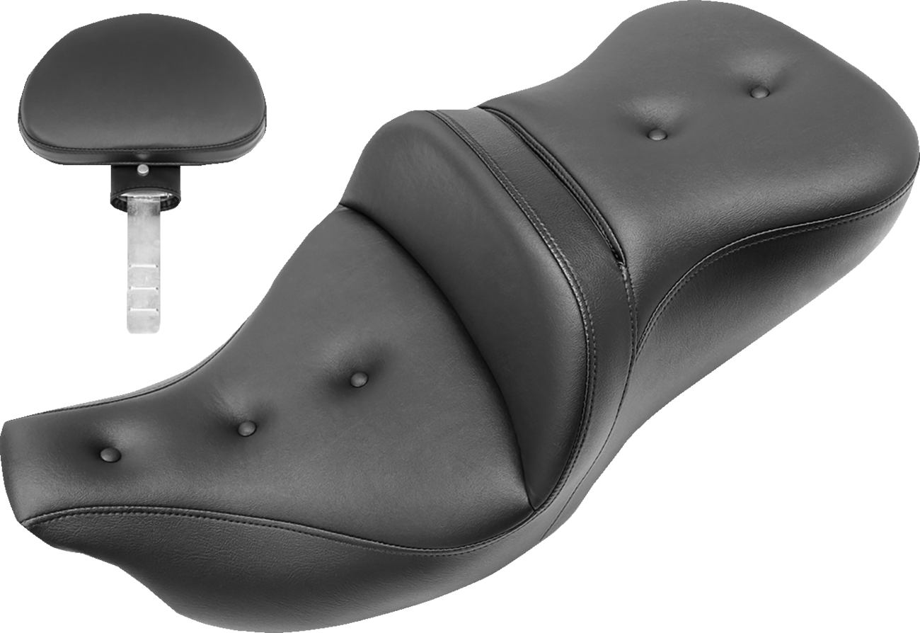 SADDLEMEN Extended Reach Roadsofa™ Seat - Pillow Top - Backrest - FL '08-'24