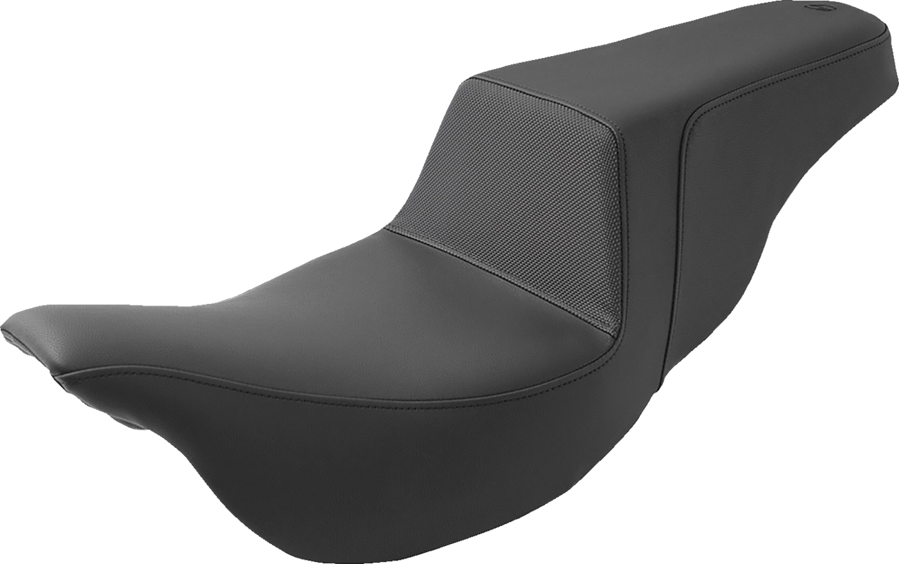 SADDLEMEN Step-Up Seat - Gripper - Black - FL '08-'24