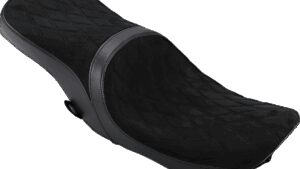 DRAG SPECIALTIES SEATS Low Touring Seat - Diamond - Ness Winged Tanks - FL '08-'23