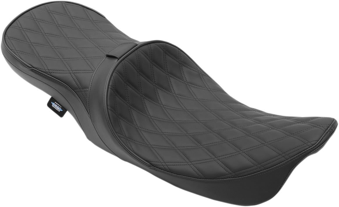 DRAG SPECIALTIES SEATS Low Touring Seat - Diamond - Driver's Backrest - FL '99-'07