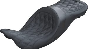 DANNY GRAY Longhaul 2Up Seat - Double Diamond w/ Charcoal Gray Thread - FL '08-'23