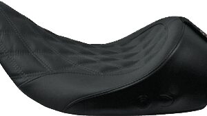 DANNY GRAY Airhawk Bigseat™ - with Backrest - Double Diamond w/ Charcoal Stitch - FL '08-'23