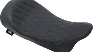 DRAG SPECIALTIES SEATS Low Solo Seat - Double Diamond - FL '08-'23