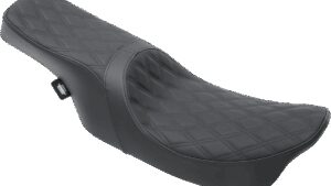 DRAG SPECIALTIES SEATS Predator 2-Up Seat - Double Diamond - Black Stitching - FL '99-'07