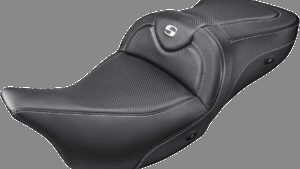 SADDLEMEN Heated Roadsofa™ Seat - Carbon Fiber - without Backrest -FL '08-'24