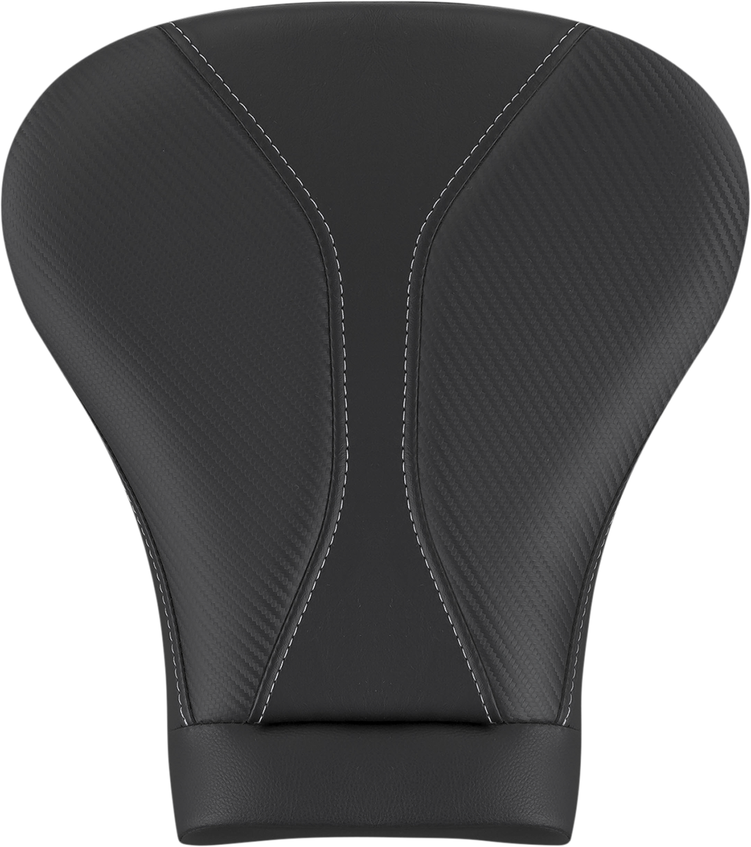 SADDLEMEN Dominator Pillion Pad - Touring - Black w/ Gray Stitching - FL '08-'25