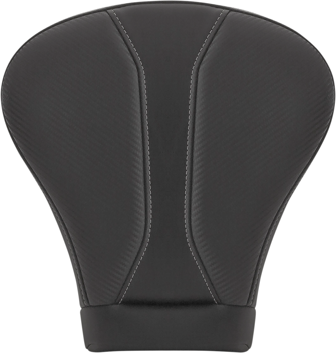SADDLEMEN Dominator Pillion Pad - Extended Reach/Touring - Black w/ Gray Stitching - FL '08-'25