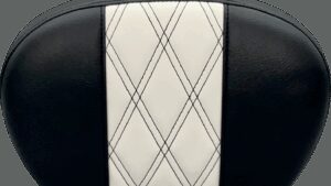 LE PERA Sissy Bar Pad - Large - GT 1/HR 1 Inlay - Dull Black