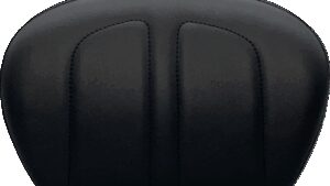 LE PERA Sissy Bar Pad - Large - Maverick Stitch - Dull Black