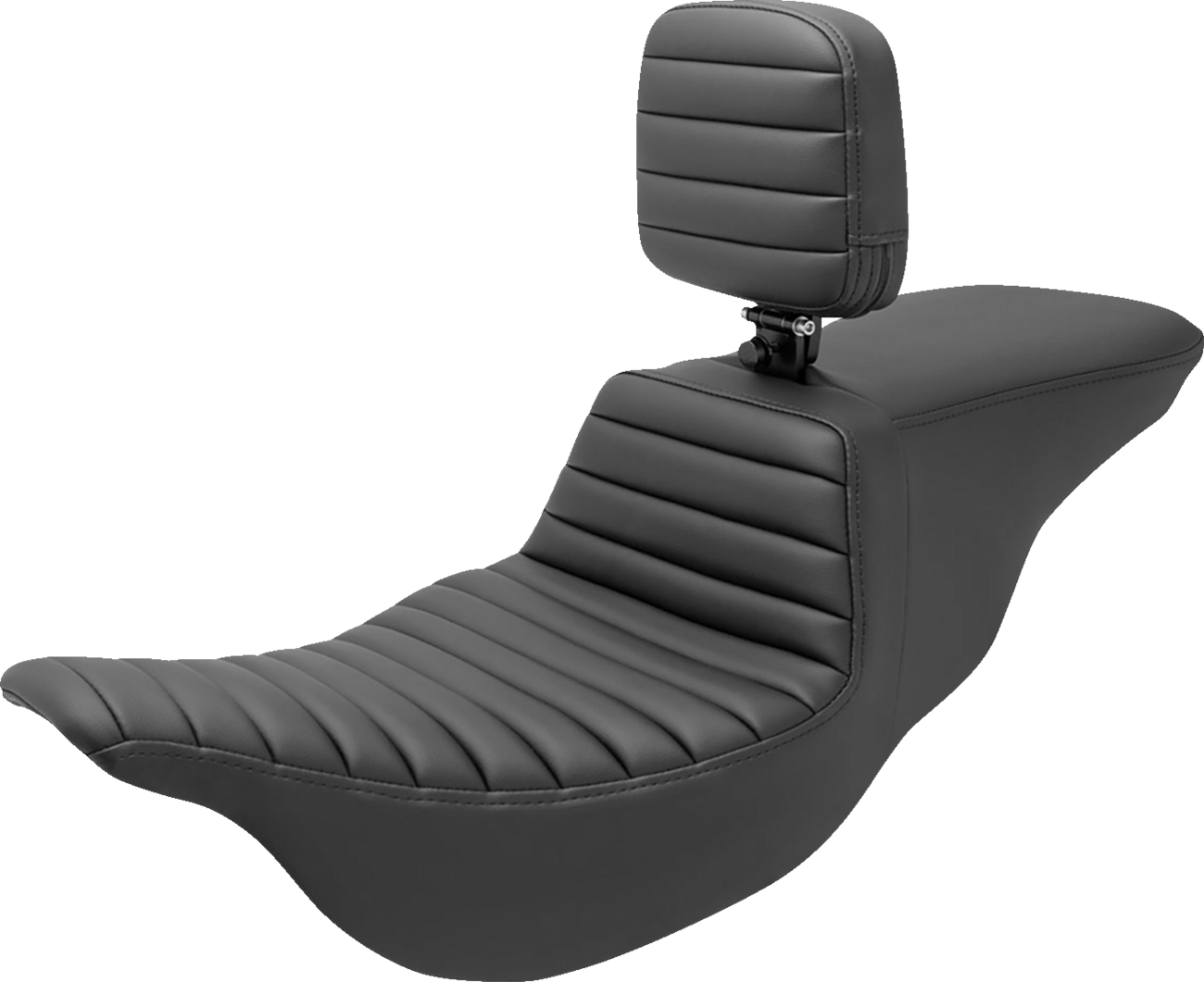 SADDLEMEN Tour Step-Up Seat - Rider Backrest - Tuck-n-Roll - FL '08-'24
