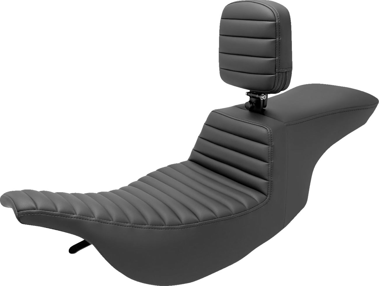 SADDLEMEN Tour Step-Up Seat - Rider Backrest - Tuck-n-Roll - FL '97-'07