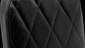 LE PERA Sissy Bar Pad - Small - Diamond - Shiny Black