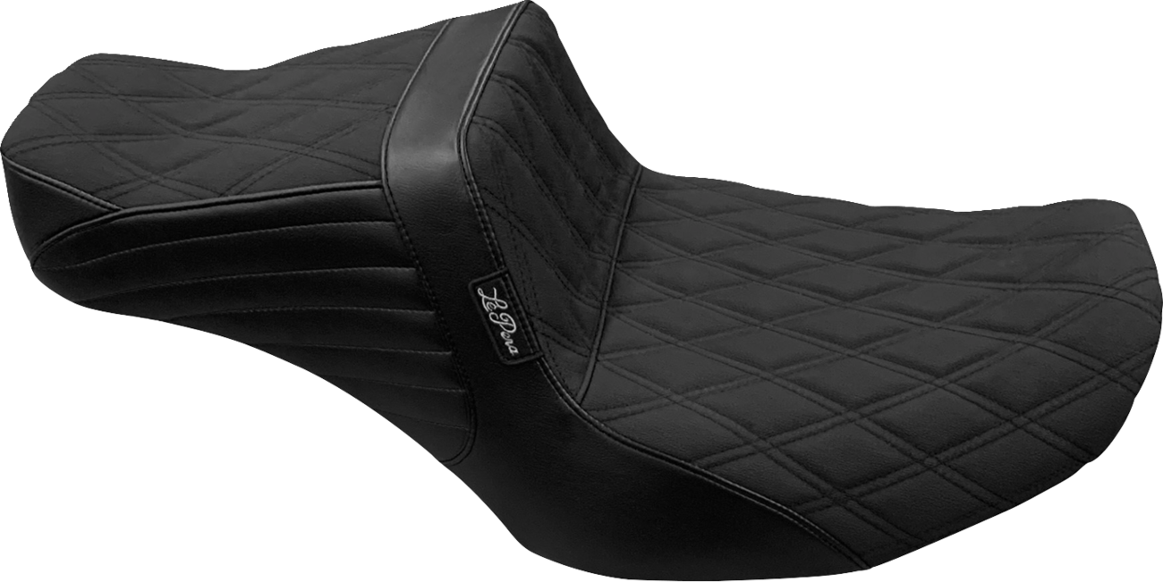 LE PERA Tailwhip Seat - Double Diamond w/ Gripper - FLH/FLT '23-'24