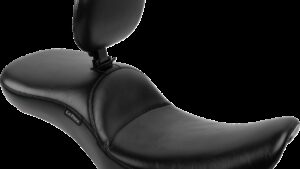 LE PERA Maverick Daddy Long Legs Seat - With Backrest - Smooth - FLH/FLT '23-'24