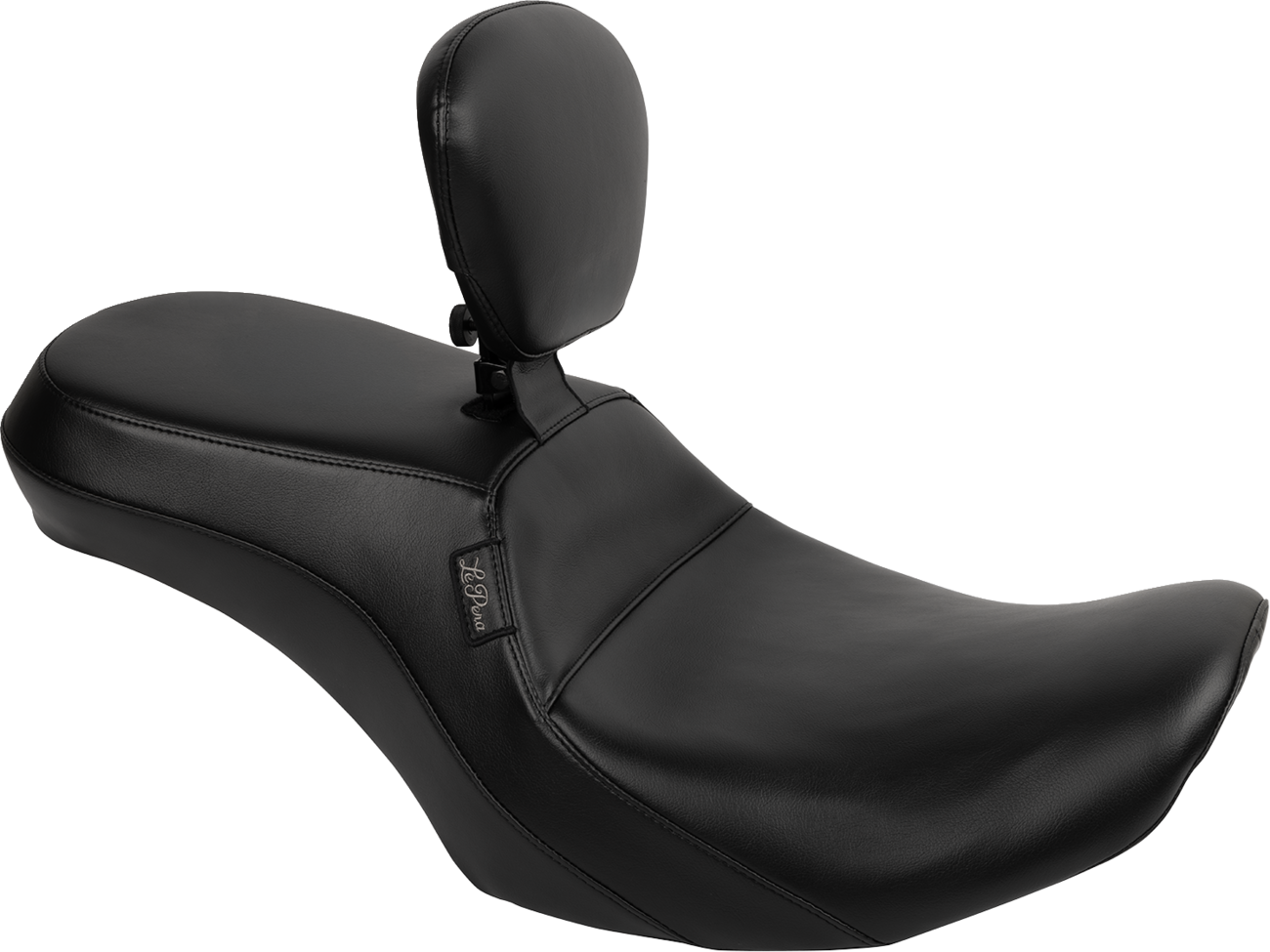 LE PERA Outcast Seat - With Backrest - Plain - FLH/FLT '23-'24
