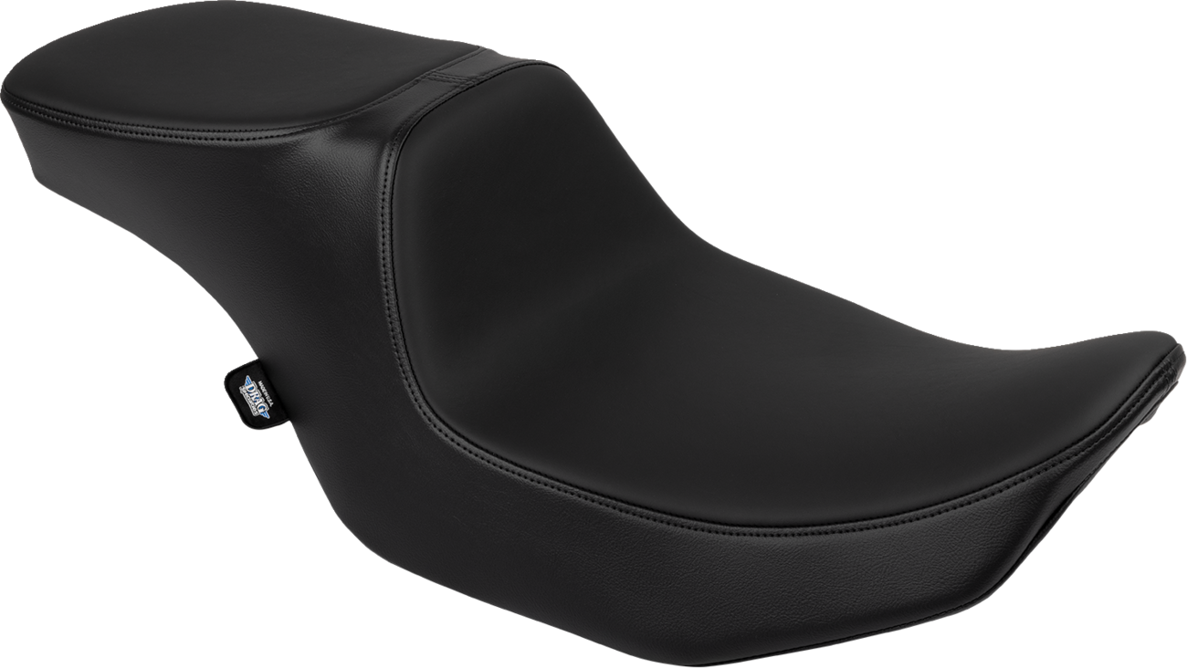 DRAG SPECIALTIES SEATS Predator 2-Up Seat - Solar Leather - Smooth - w/o Backrest - FLTR/FLHX '23-'24