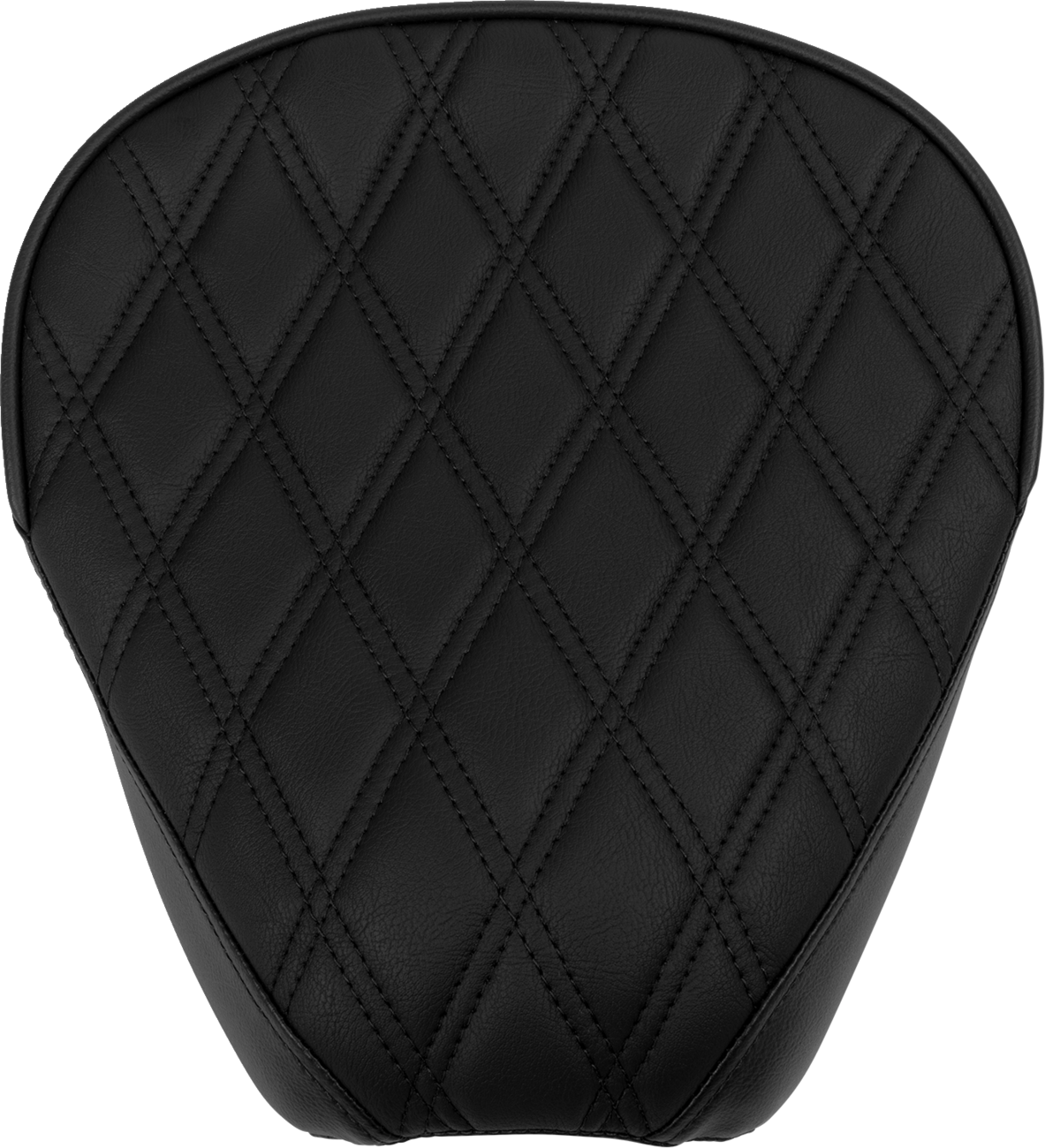 DRAG SPECIALTIES SEATS Rear Solo Seat - Wide - Double Diamond - Black Stitch - FL '97-'23