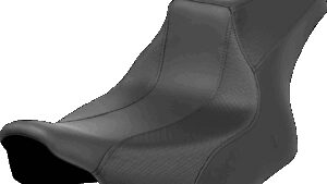 SADDLEMEN FXR Division Signature Series Seat - Black w/ Perforated Inserts - FLH/FLT '23-'24