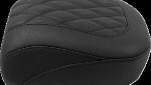 MUSTANG Wide Tripper™ Seat - Passenger - Black Stitching - FLT/FLH '23-'25