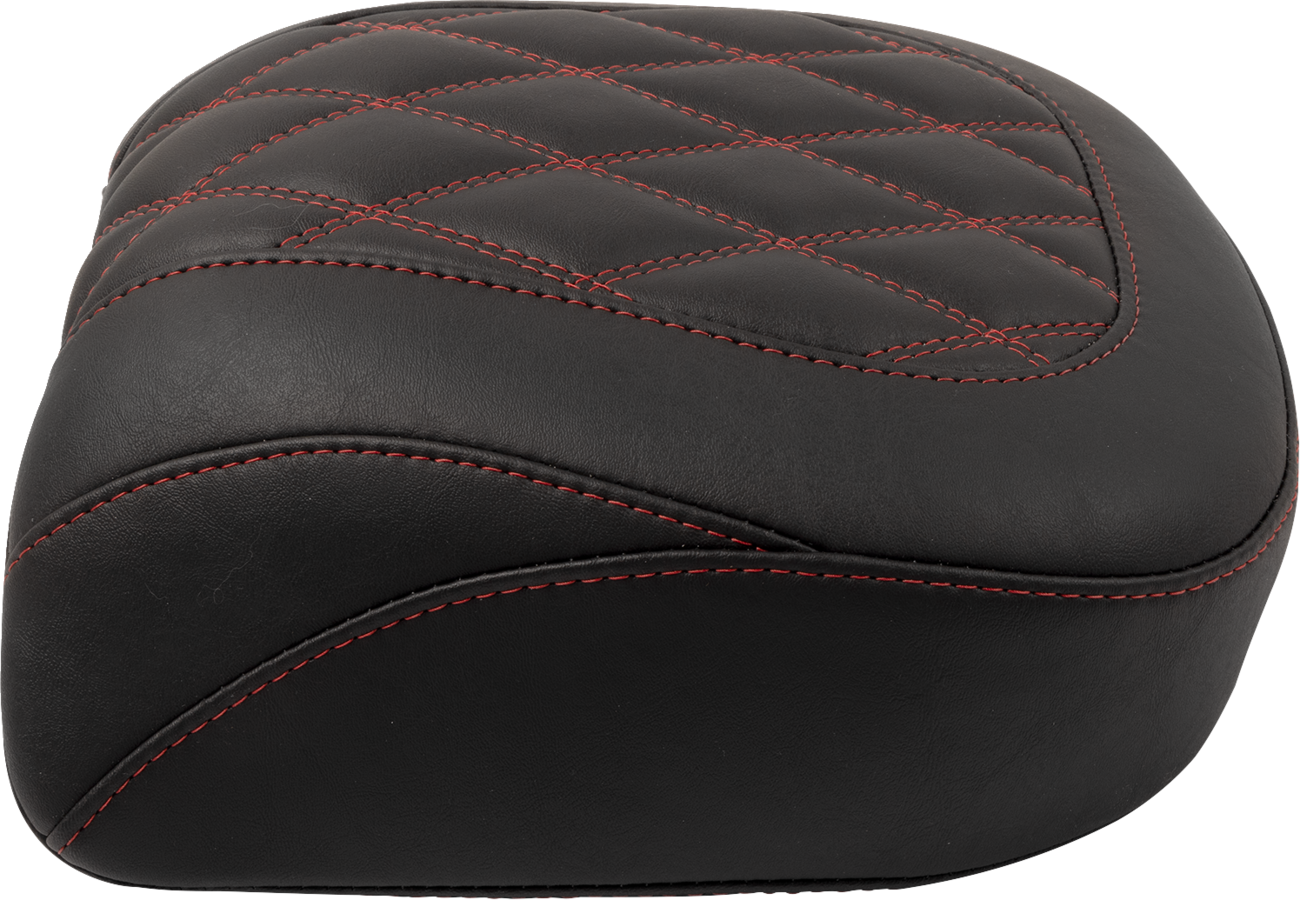 MUSTANG Wide Tripper™ Seat - Passenger - Dark Cherry Stitching - FLT/FLH '23-'25