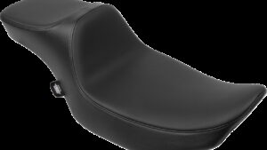 DRAG SPECIALTIES SEATS Extended Reach Predator III Seat - Vinyl/Solar Reflective Leather - FLH/FLT '23-'24 - Slipstop