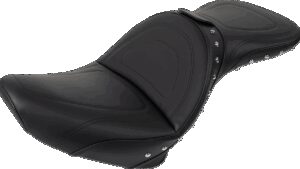 SADDLEMEN Explorer Special Seat - Studded - w/ Backrest - FXST/FLST '84-'99
