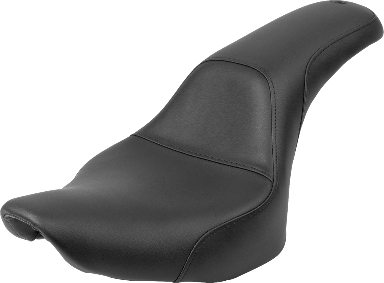 SADDLEMEN Seat - Profiler™ - Black - Smooth - FLSTF '07-'17