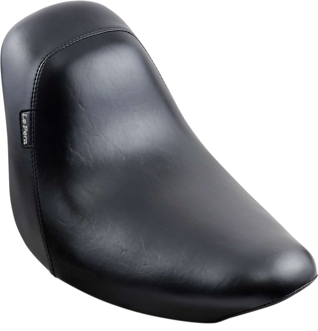 LE PERA Bare Bones Solo Seat - Smooth - Black - FL/FX '06-'17