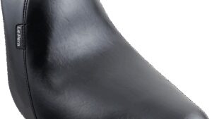LE PERA Bare Bones Solo Seat - Smooth - Black - FXST '06-'17