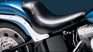 LE PERA Silhouette Solo Seat - Smooth - Black - FL/FX '06-'17