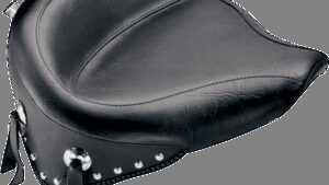 MUSTANG Wide Studded Solo Seat - Softail '84-'99