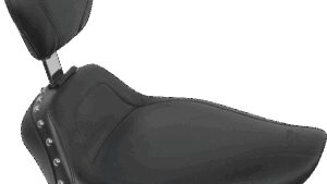 MUSTANG Sport Seat - Studded - Driver's Backrest - FLST '05-'15