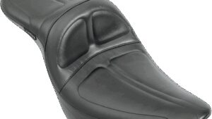 LE PERA Maverick Daddy Long Legs Seat - Black - Stitched - FXST '84-'99