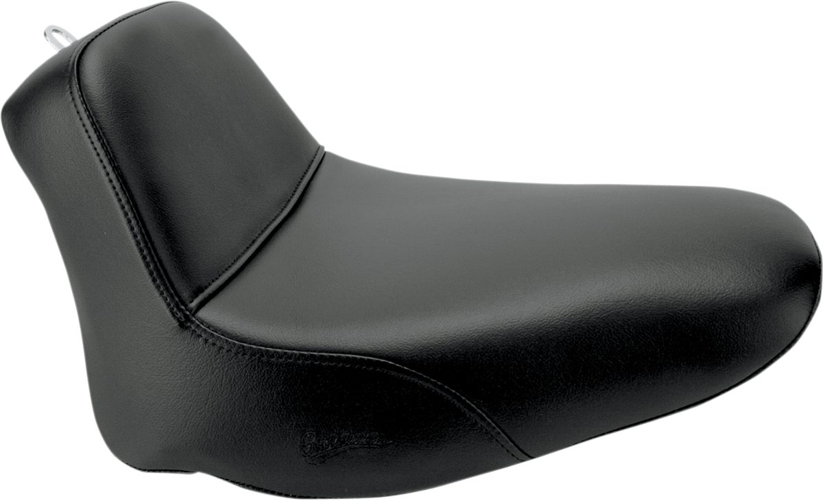SADDLEMEN Renegade™ Solo Seat - Smooth - Black - Softail '06-'17