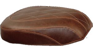 MUSTANG Wide Tripper Rear Seat - Brown - Diamond