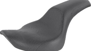 SADDLEMEN Profiler™ Basket-weave Seat - Black - FB '07-'17