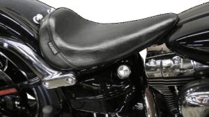 LE PERA Bare Bones Solo Seat - Smooth - Black - FXSB '13-'17