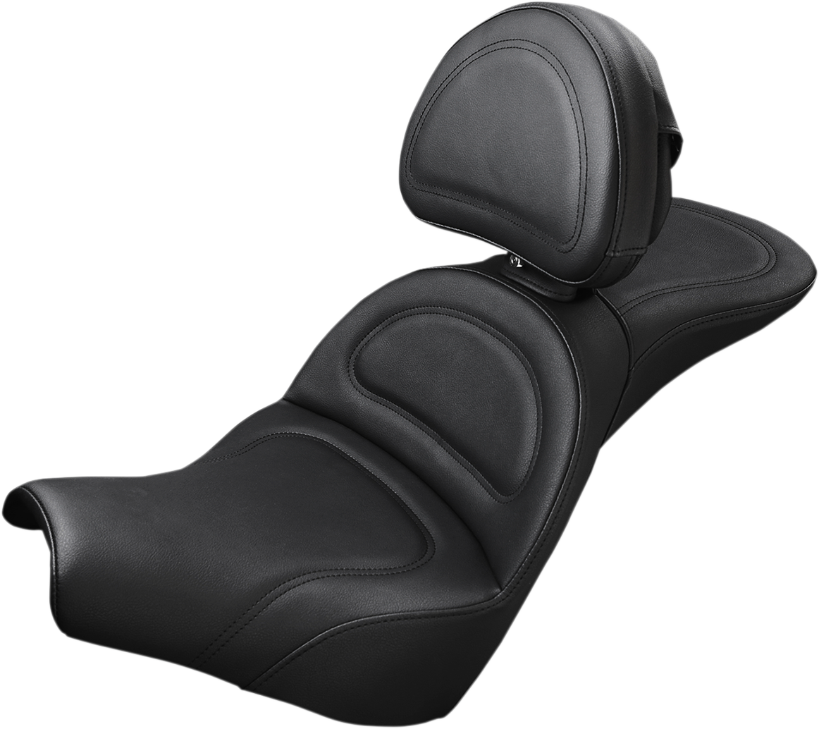 SADDLEMEN Explorer Seat - w/ Driver Backrest - FXBB '18-'23