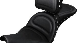 SADDLEMEN Explorer Special Seat - Studded - w/ Backrest - FXBB/FXST '18-'24