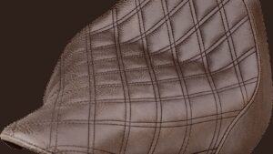 SADDLEMEN Renegade Solo Seat - Lattice Stitched - Brown - FXSB '13-17