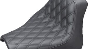 SADDLEMEN Renegade Solo Seat - Lattice Stitched - Black - FXFB '18-'19