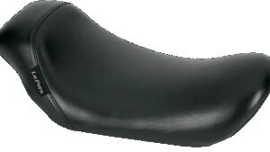 LE PERA Bare Bones Solo Seat - Smooth - Black - FXD '04-'05