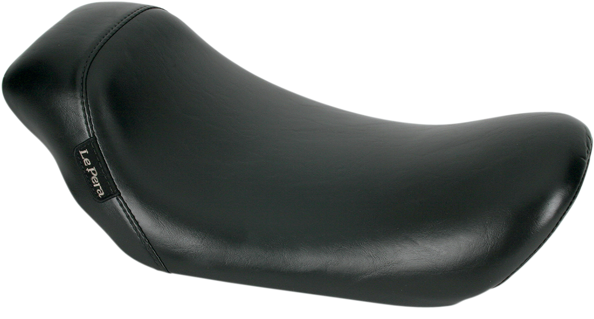 LE PERA Bare Bones Solo Seat - Smooth - Black - FXD '04-'05