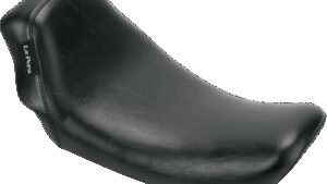 LE PERA Bare Bones Solo Seat - Smooth - Black - Dyna '06-'17