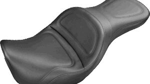 SADDLEMEN Seat - Explorer™ - Without Backrest - Stitched - Black - Dyna '06-'17